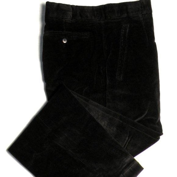 TCM New Lined Stretch Corduroy Mens Dress Pants Black 32 - Picture 1 of 2